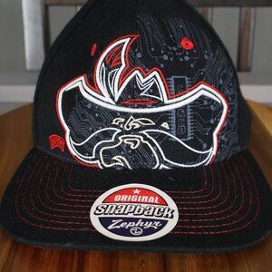 Zephyr UNLV Rebels Hat Cap Infrared Covert Snapback Big Mascot Logo RARE New